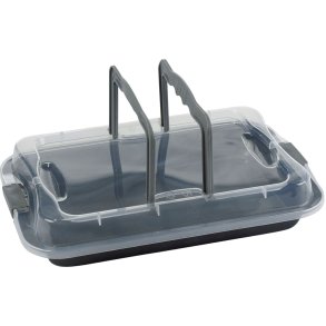 Funktion Brter mit Deckel 36x23 cm, Stahl