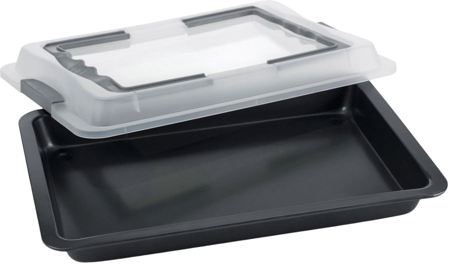 Funktion Brter mit Deckel 42x29 cm, Stahl