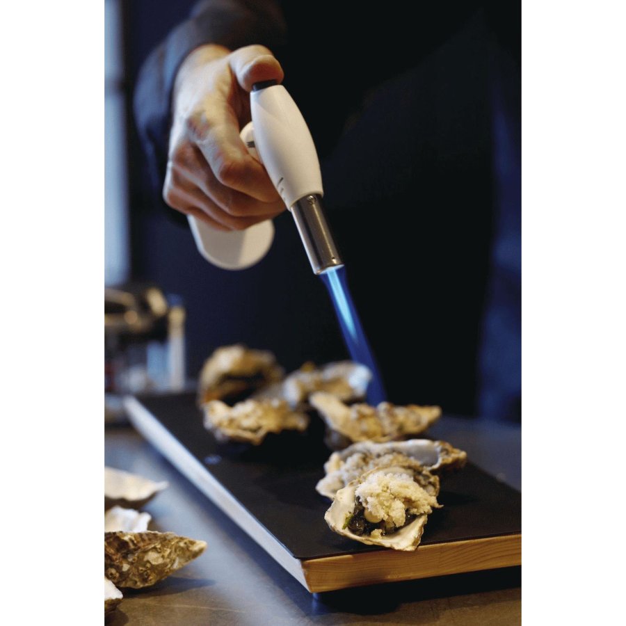 Rsle Flambierbrenner 17 cm, Stahl/Wei