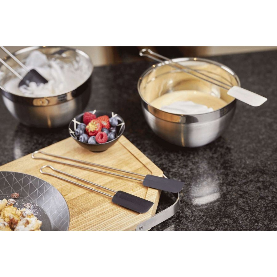 Rösle Schneidebrett mit Griff 24x36 cm, Holz/Stahl