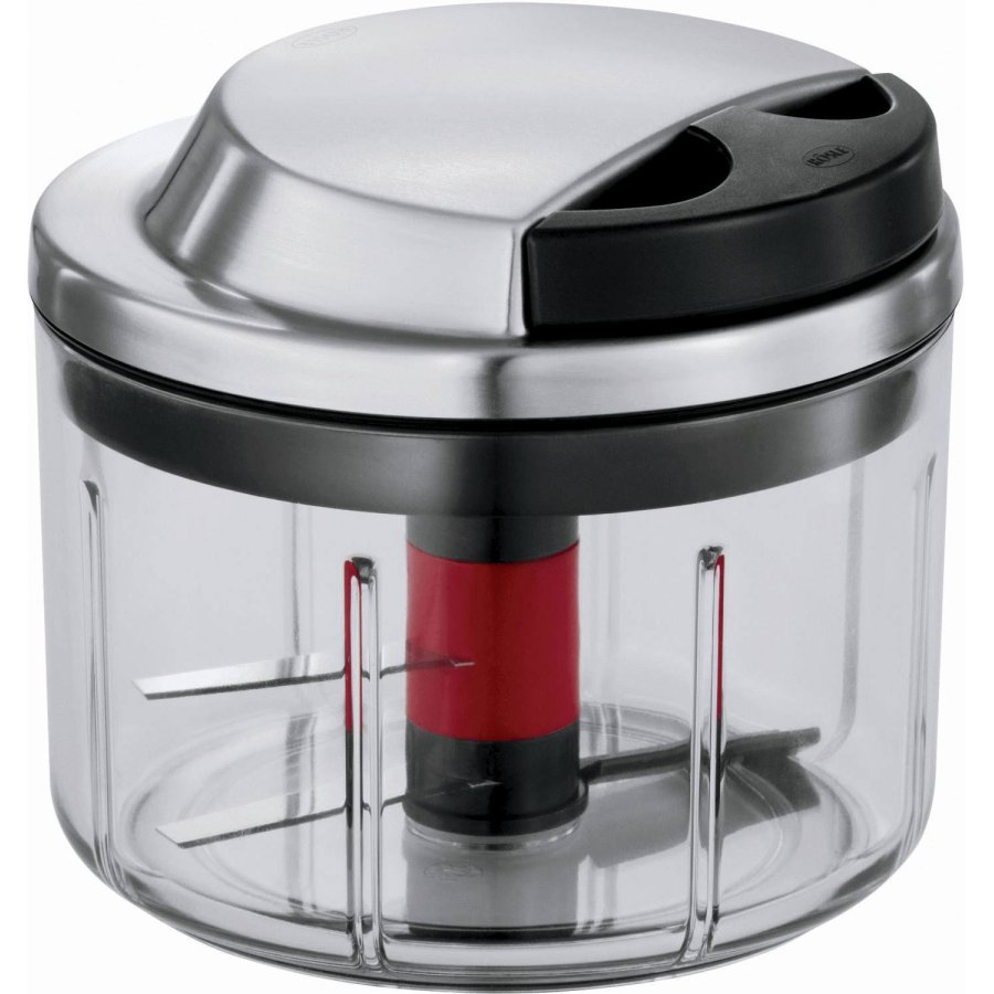 Rösle Multischneider mit Deckel 0,6 l, Stahl/Schwarz