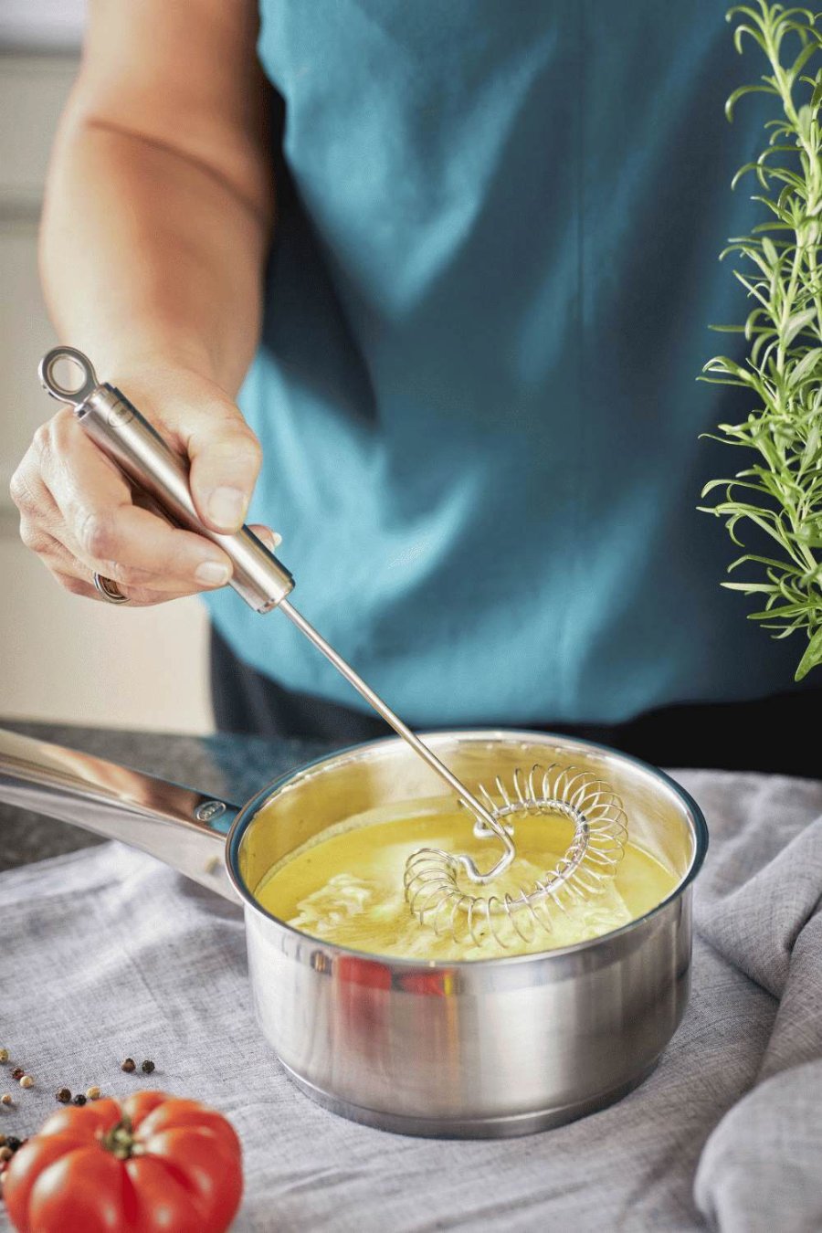 Rsle Spiralbesen 27 cm, Stahl