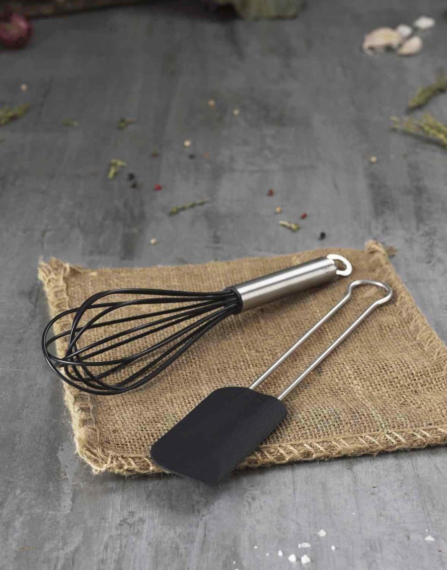 Rsle Schneebesen Ballon mit 12 Fden 27 cm, Stahl/Schwarz