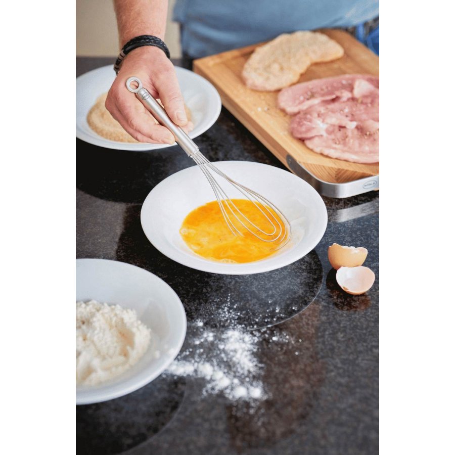 Rsle Schneebesen flach 27 cm, Stahl