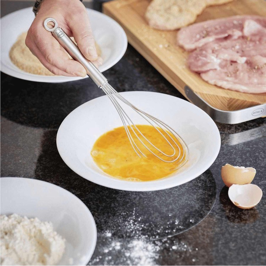 Rsle Schneebesen flach 27 cm, Stahl