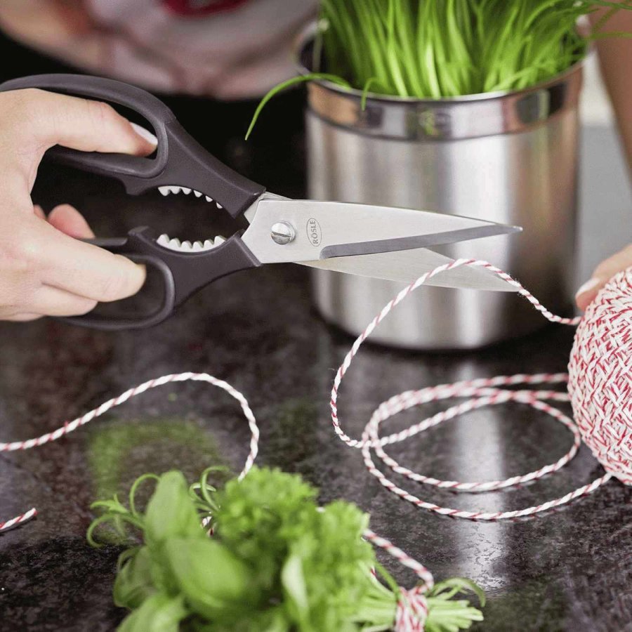 Rsle Kchenschere 22 cm, Stahl/Schwarz