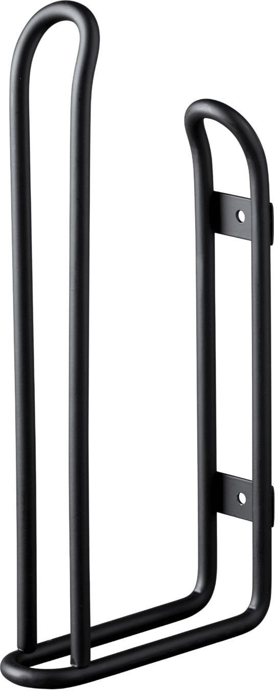Funktion Wandmontierter Kchenrollenhalter H31,5 cm, Schwarz