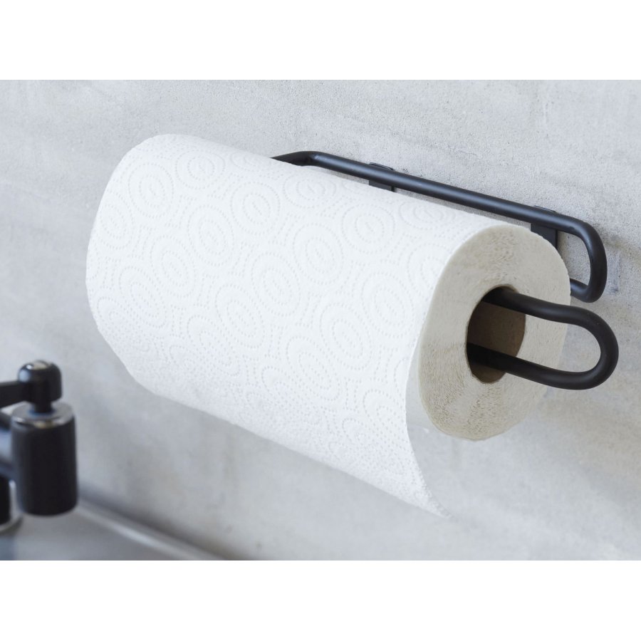 Funktion Wandmontierter Kchenrollenhalter H31,5 cm, Schwarz
