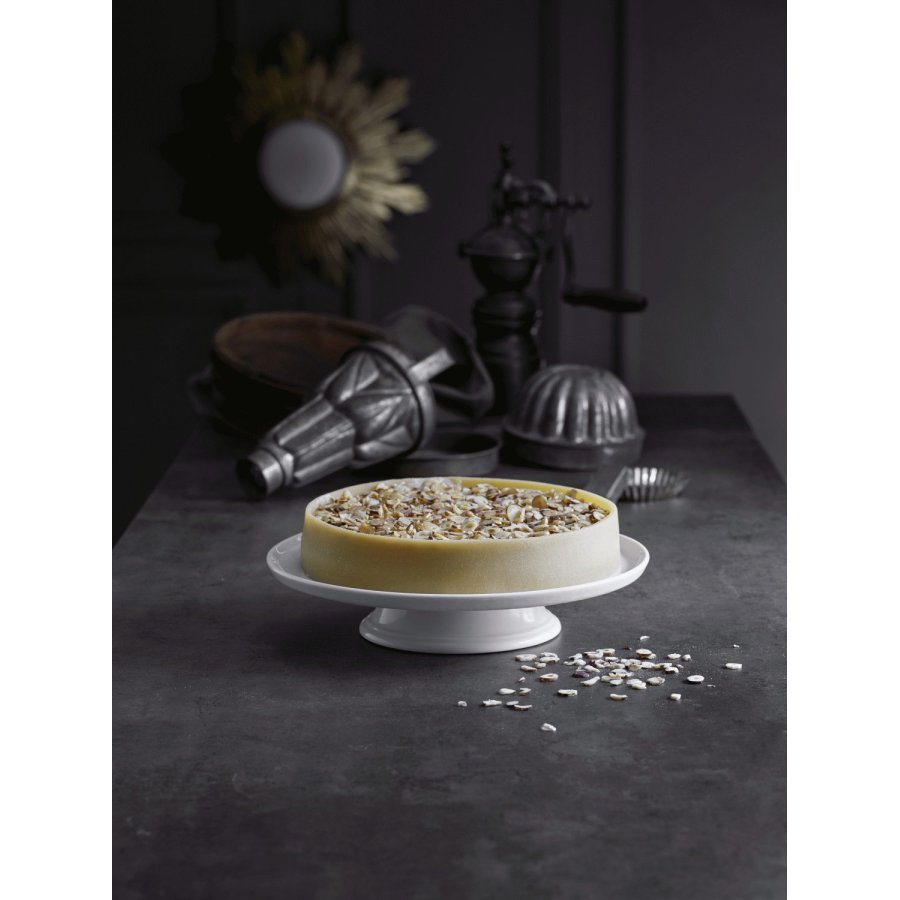 Pillivuyt Tortenplatte auf Sockel 30 cm, Wei