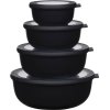 Mepal Cirqula Sklest 4 stk, Sort