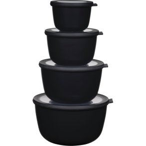 Mepal Cirqula Sklest 4 stk, Sort