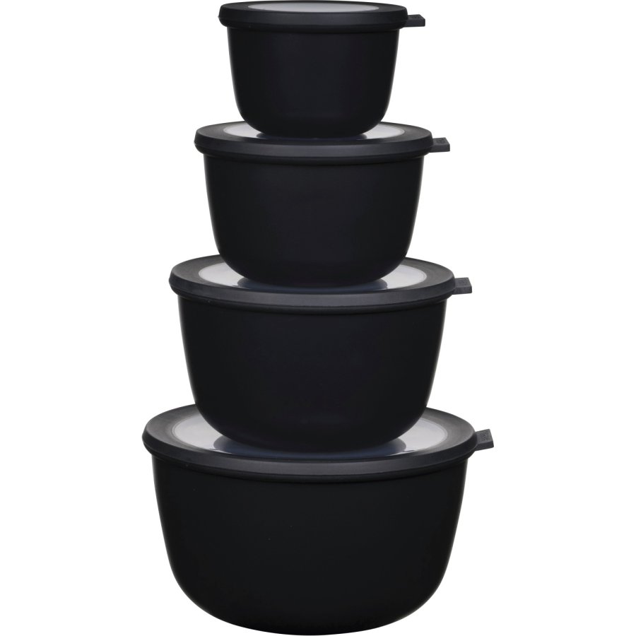 Mepal Cirqula Schlenset 4er Set, Schwarz