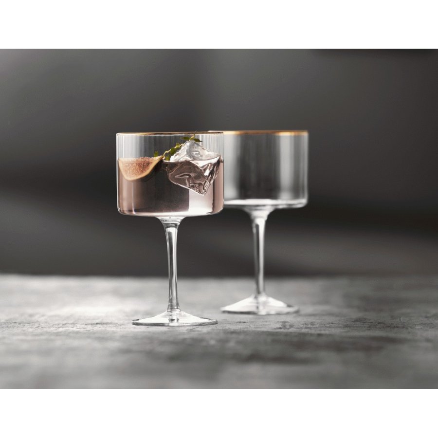 Lyngby Glas Palermo Gold Gin & Tonic-glas 4 stk. 32 cl
