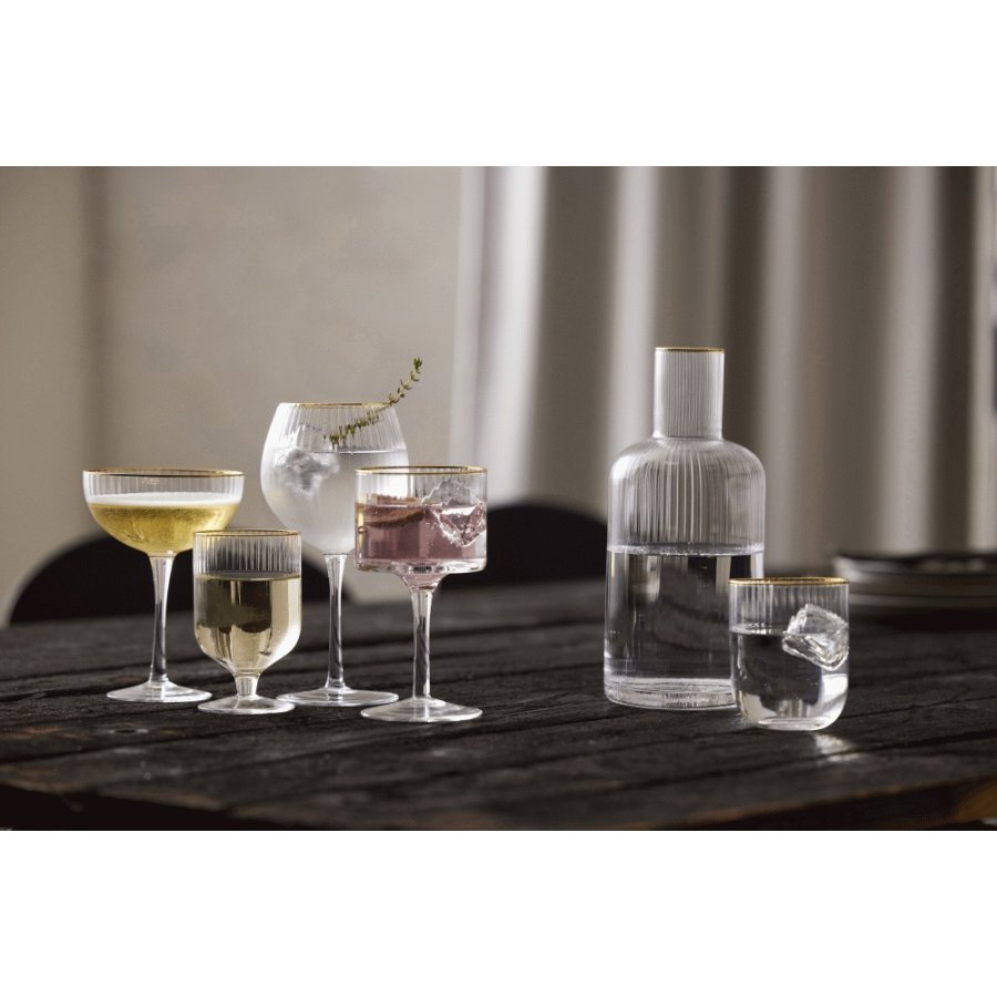 Lyngby Glas Palermo Gold Gin & Tonic-glas 4 stk. 32 cl