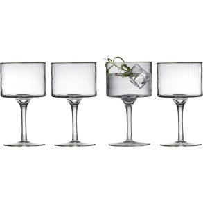 Lyngby Glas Palermo Gold Gin & Tonic Glas 4er Set 32 cl