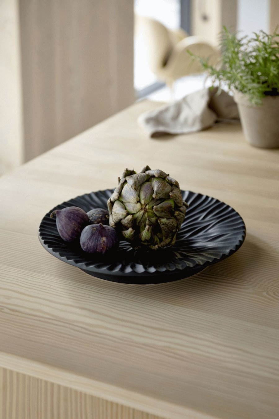 Morsø Flame Fad Ø32,5 cm, Mat Sort