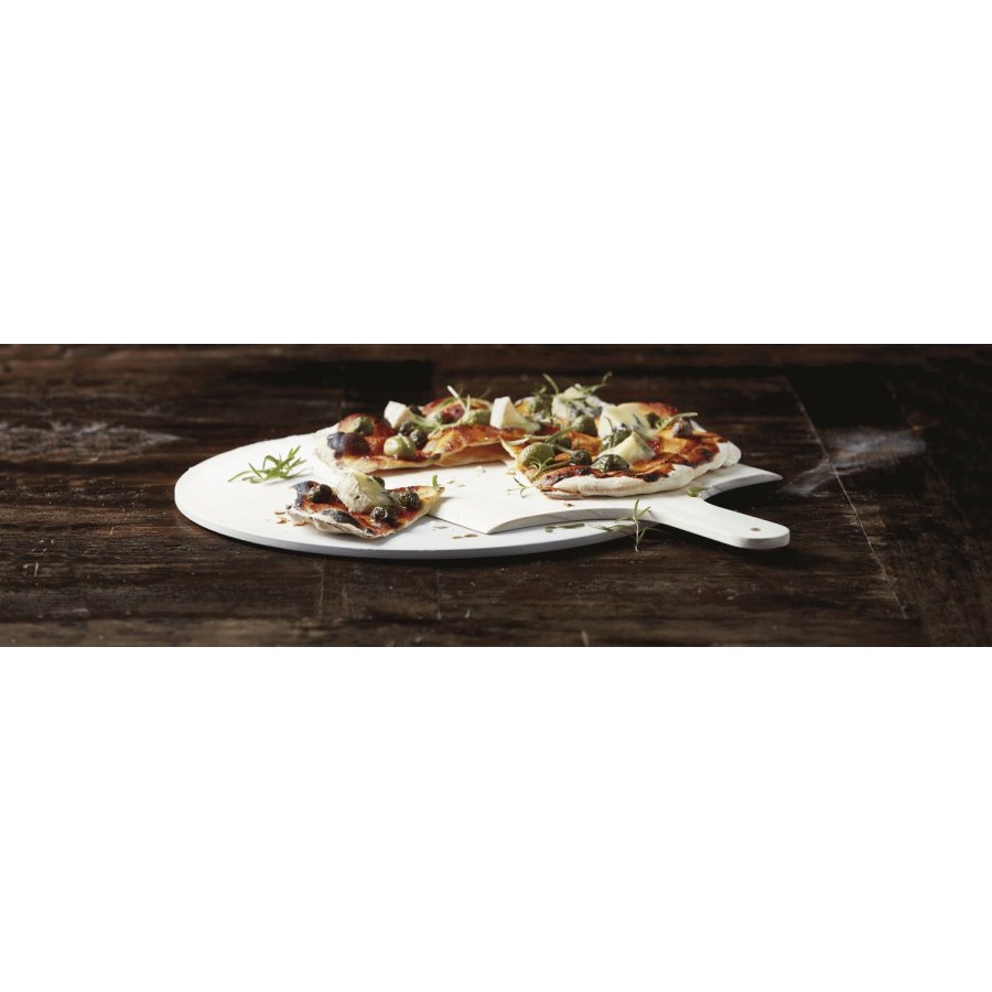 Funktion Pizzabackstein mit Schaufel 37,5 cm