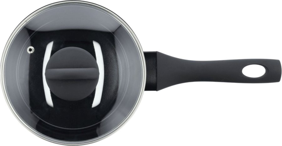 Pillivuyt Gourmet Ceramica Kasserolle 1,8 L, Schwarz