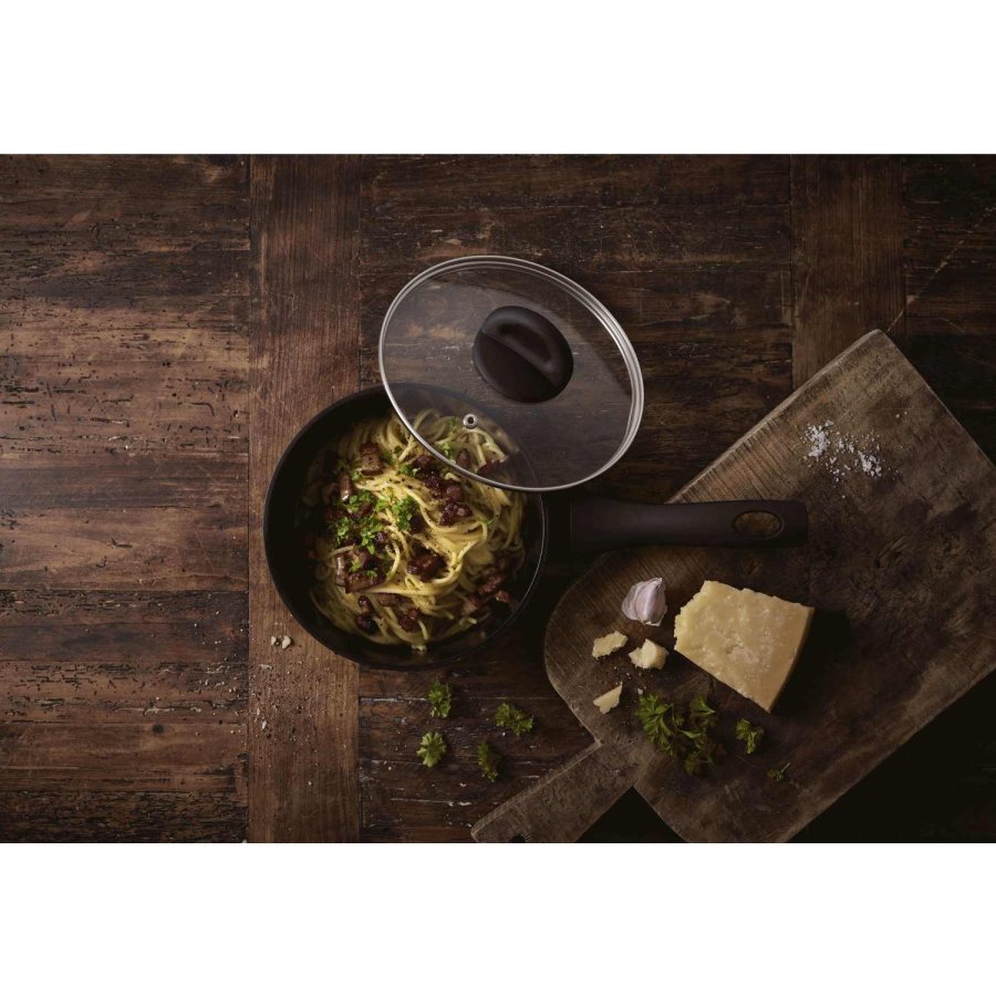 Pillivuyt Gourmet Ceramica Kasserolle 1,8 L, Schwarz