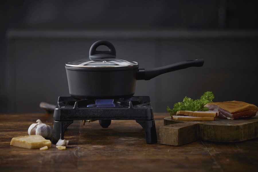 Pillivuyt Gourmet Ceramica Kasserolle 1,8 L, Schwarz