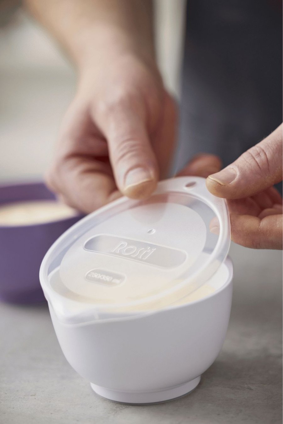 Rosti Margrethe Deksel voor Mengkom 250/350 ml, Transparent