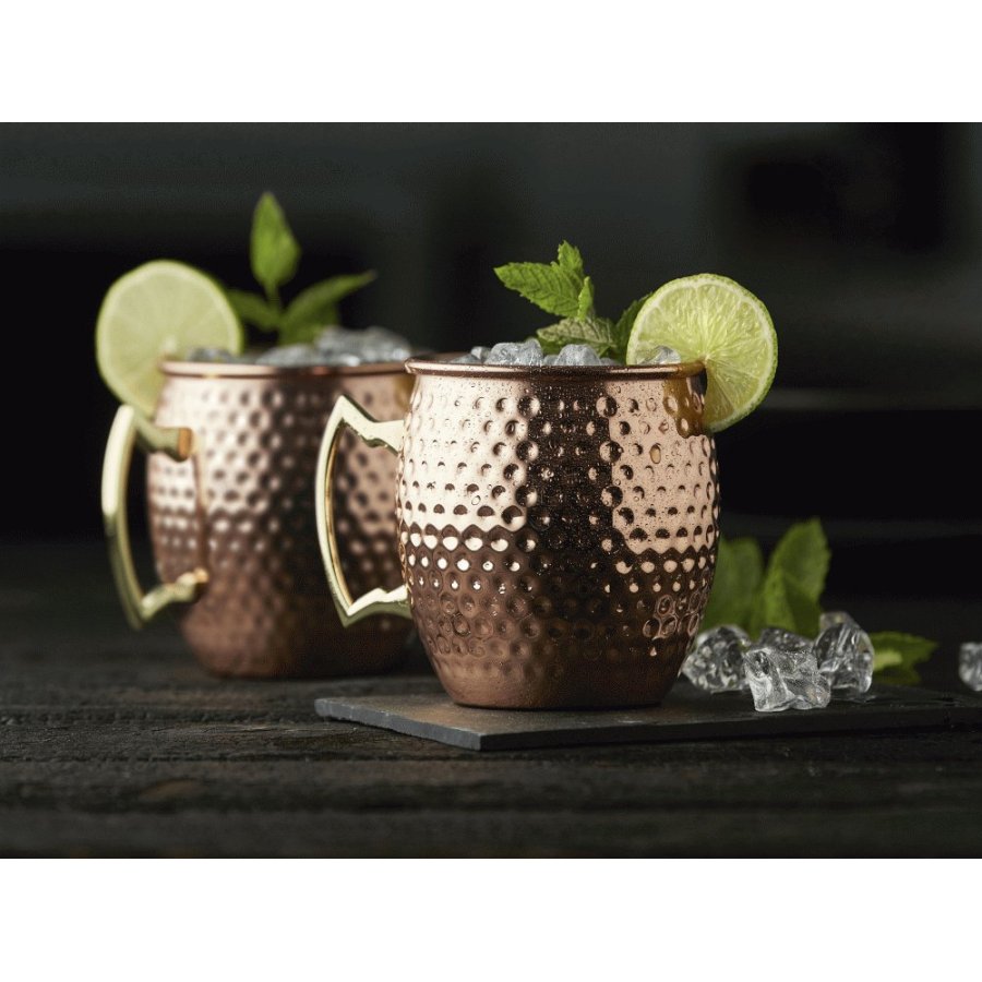 Lyngby Glas Moscow Mule Krus 2 stk. 40 cl, Kobber