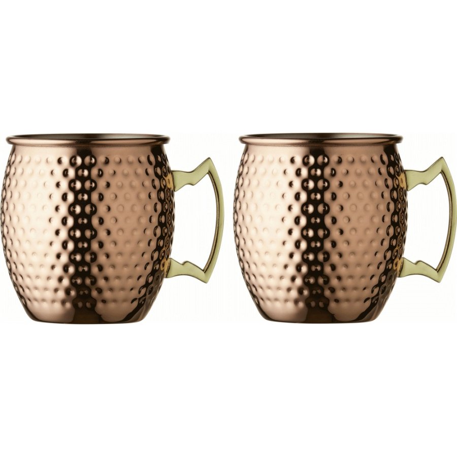 Lyngby Glas Moscow Mule Krus 2 stk. 40 cl, Kobber