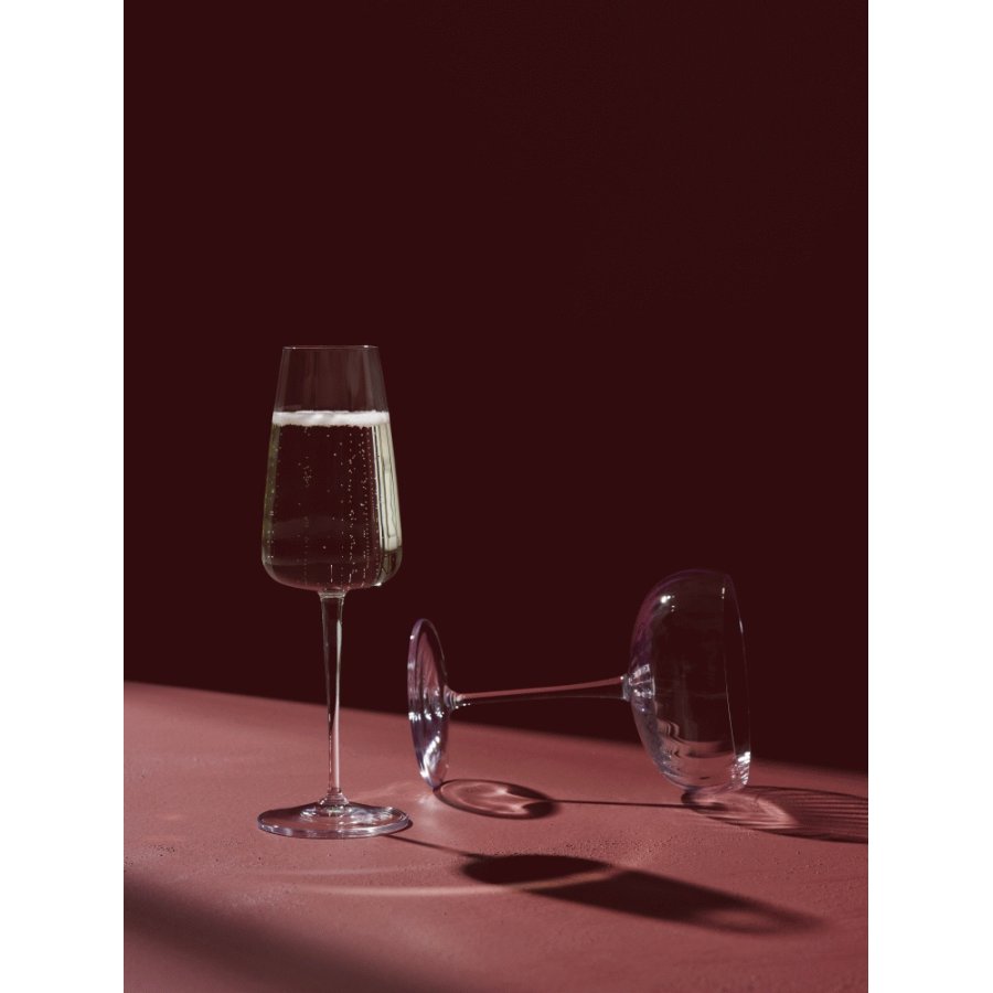 Luigi Bormioli Optica Champagneglas 4 stk. 21 cl