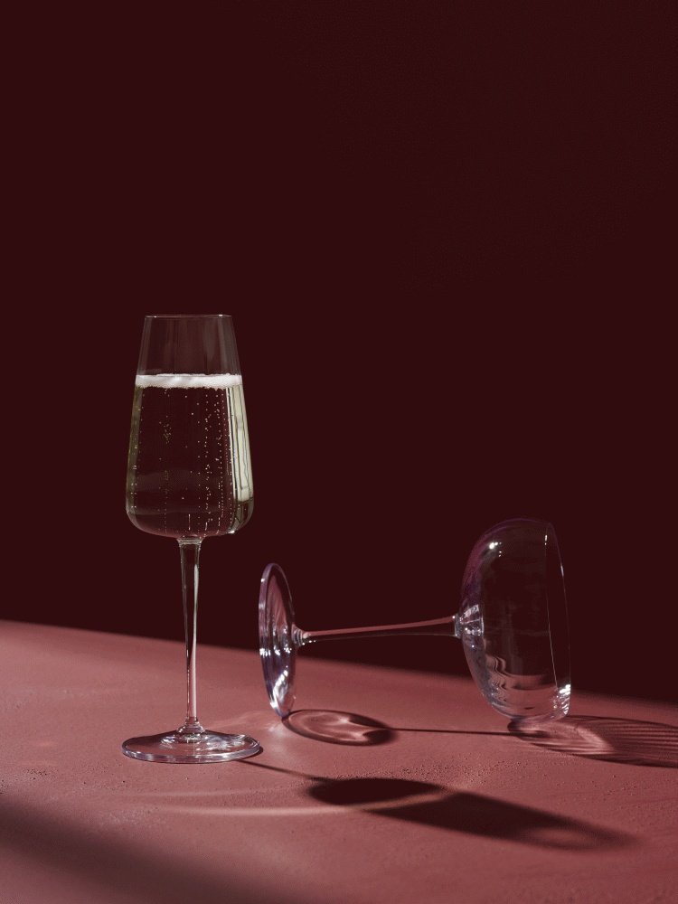 Luigi Bormioli Optica Champagneglas 4 stk. 21 cl