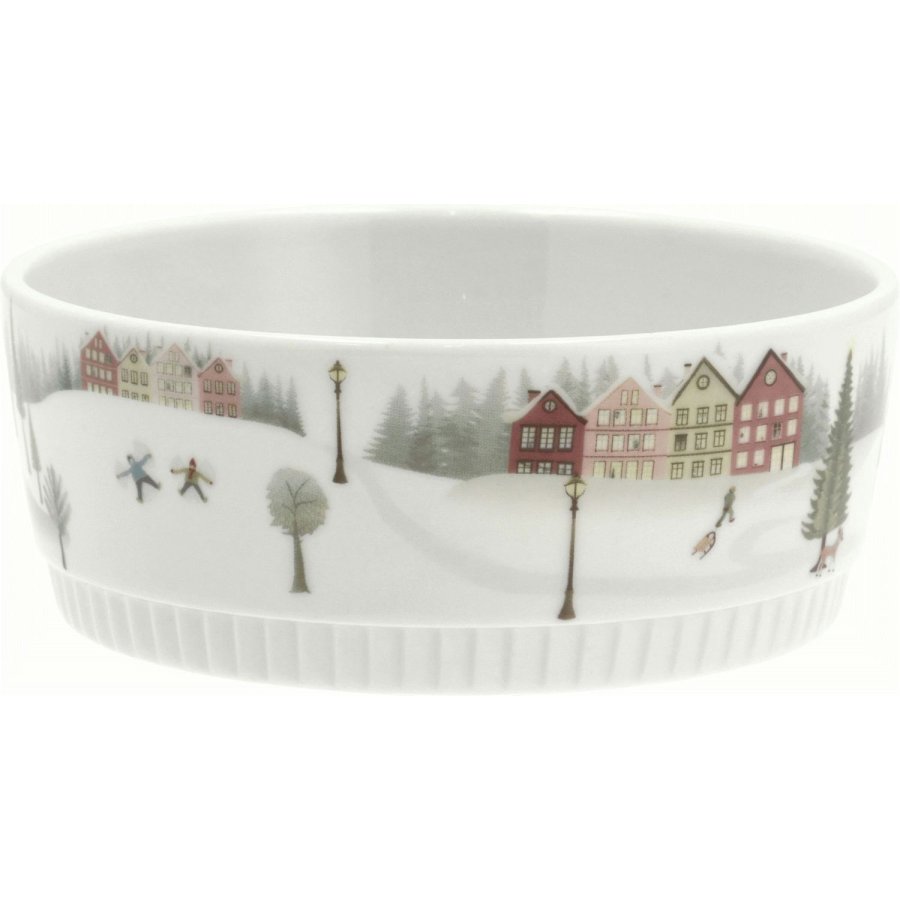 Pillivuyt Winter Schssel 14 cm, Wei