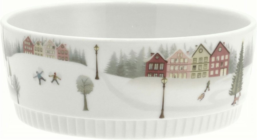 Pillivuyt Winter Schssel 14 cm, Wei
