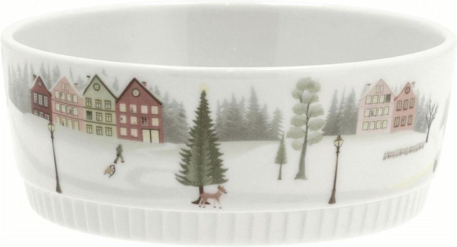 Pillivuyt Winter Schssel 14 cm, Wei
