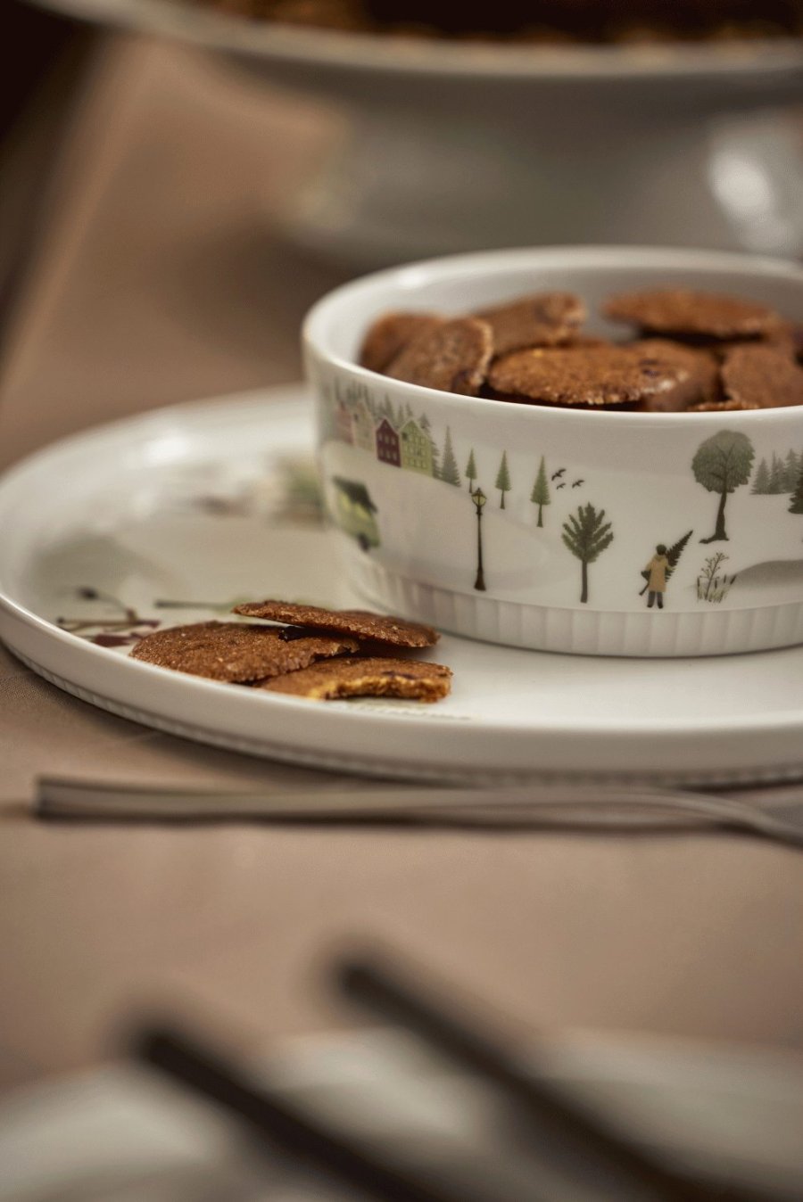 Pillivuyt Winter Schssel 14 cm, Wei