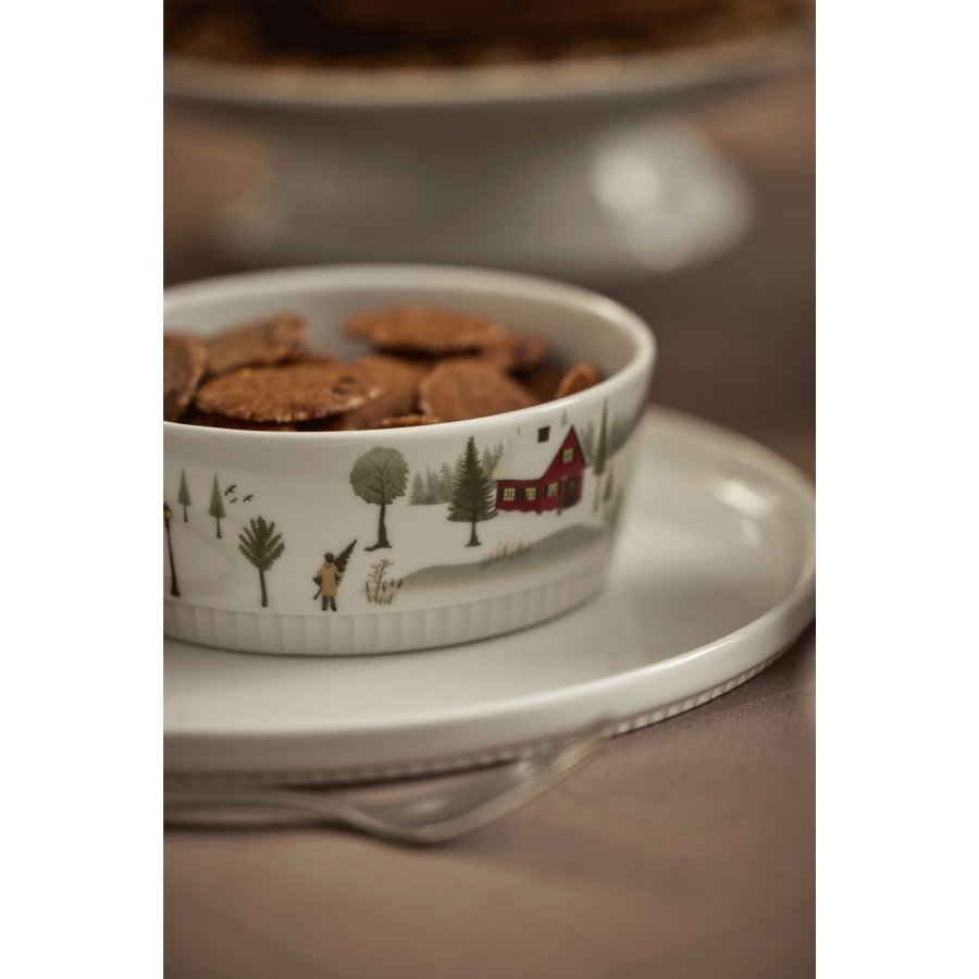 Pillivuyt Winter Schssel 14 cm, Wei