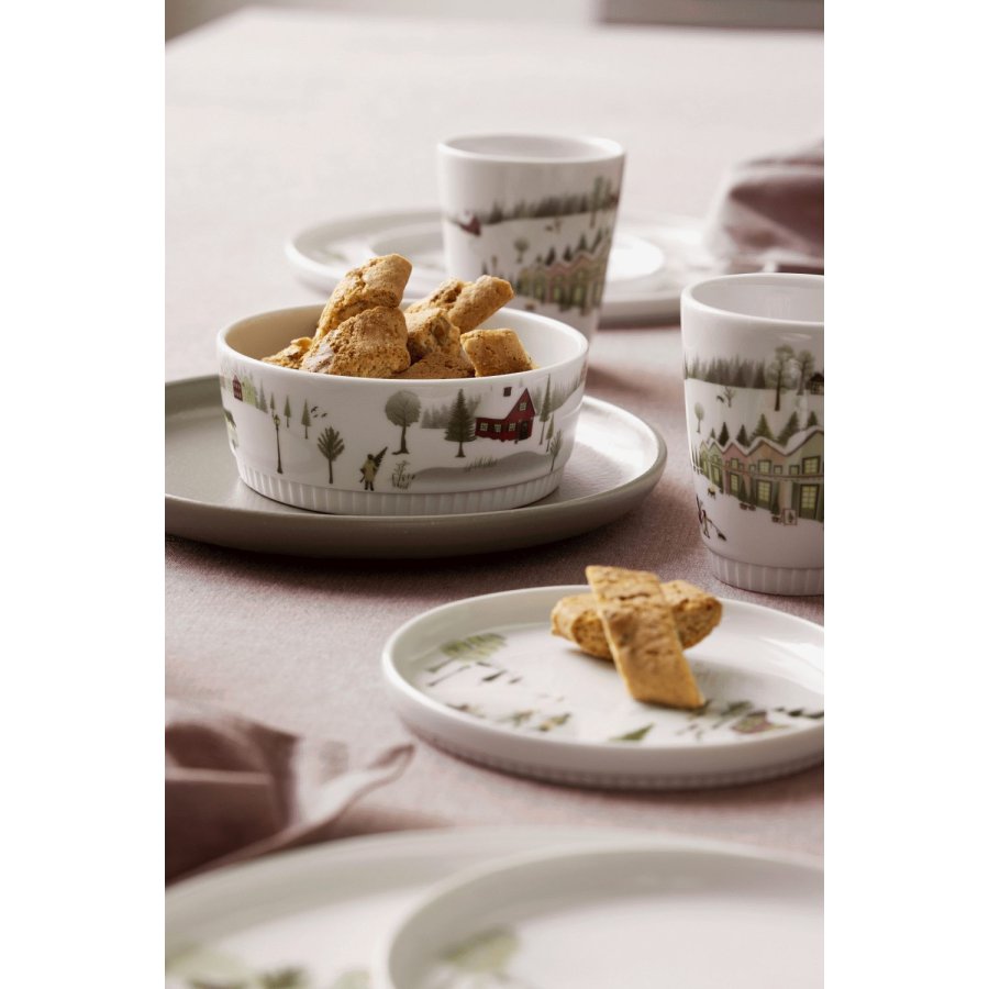 Pillivuyt Winter Schssel 14 cm, Wei