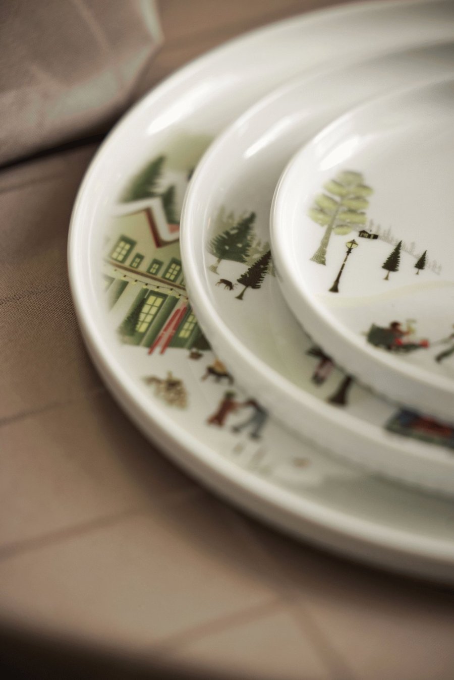 Pillivuyt Winter Teller 15,5 cm, Wei