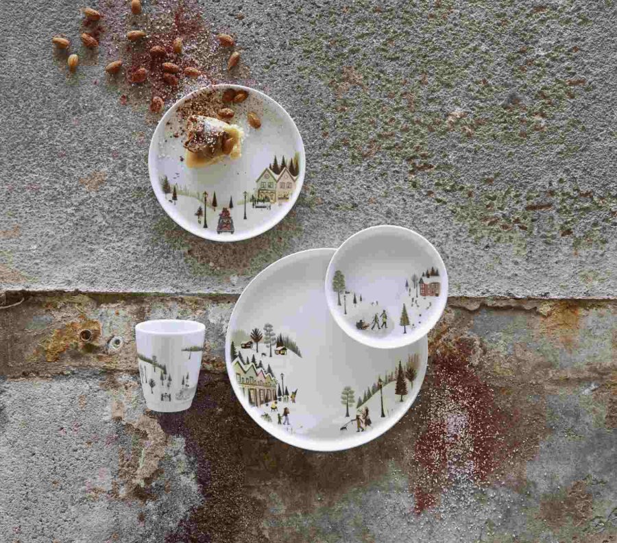 Pillivuyt Winter Teller 26 cm, Wei