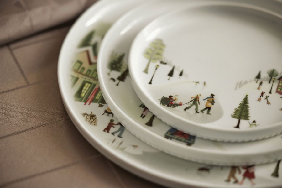 Pillivuyt Winter Teller 26 cm, Wei