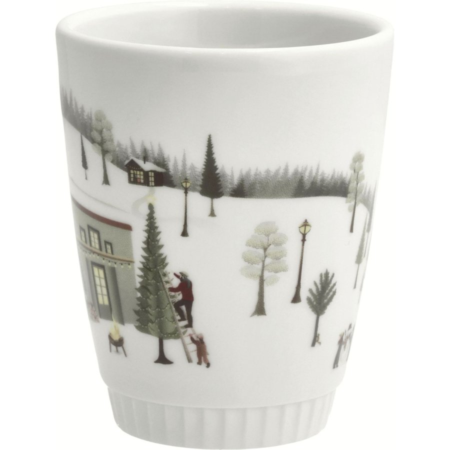 Pillivuyt Winter Becher 27 cl, Wei