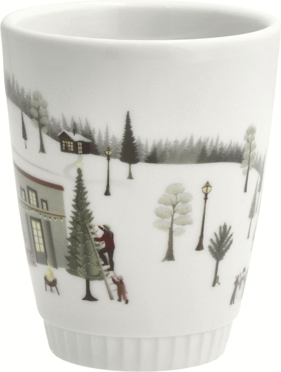 Pillivuyt Winter Becher 27 cl, Wei