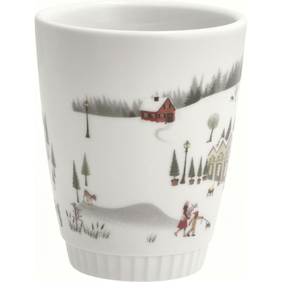 Pillivuyt Winter Becher 27 cl, Wei