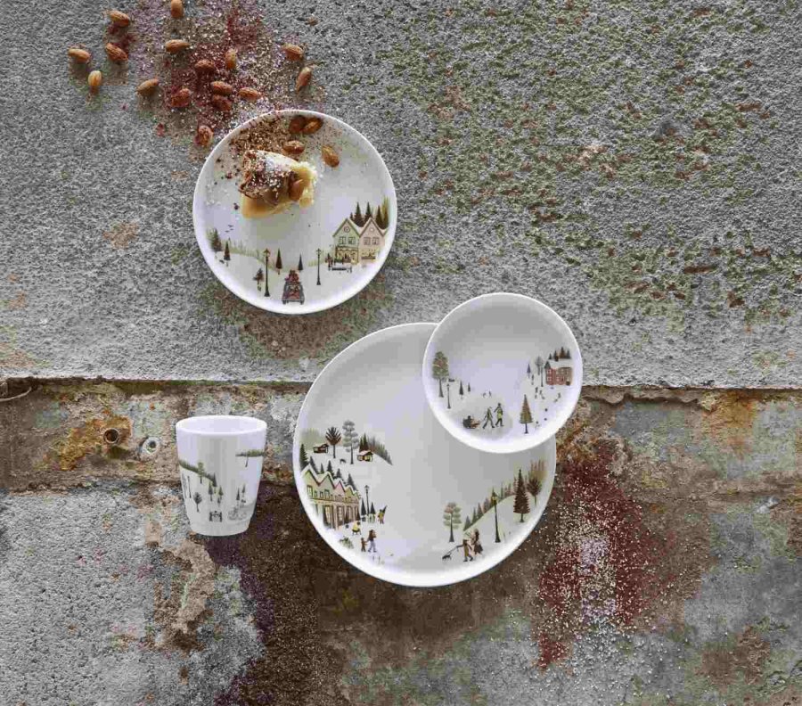 Pillivuyt Winter Becher 27 cl, Wei