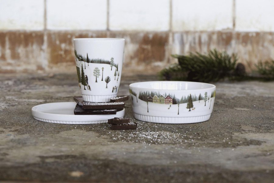 Pillivuyt Winter Becher 27 cl, Wei