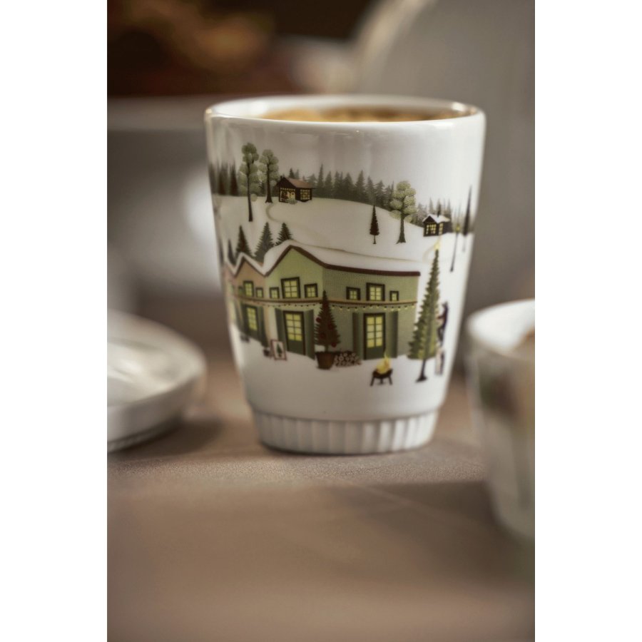 Pillivuyt Winter Becher 27 cl, Wei