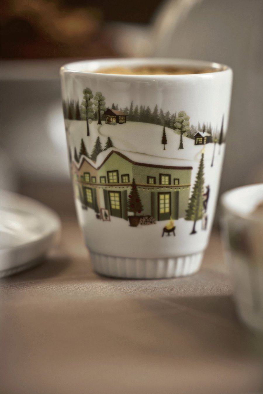 Pillivuyt Winter Becher 27 cl, Wei