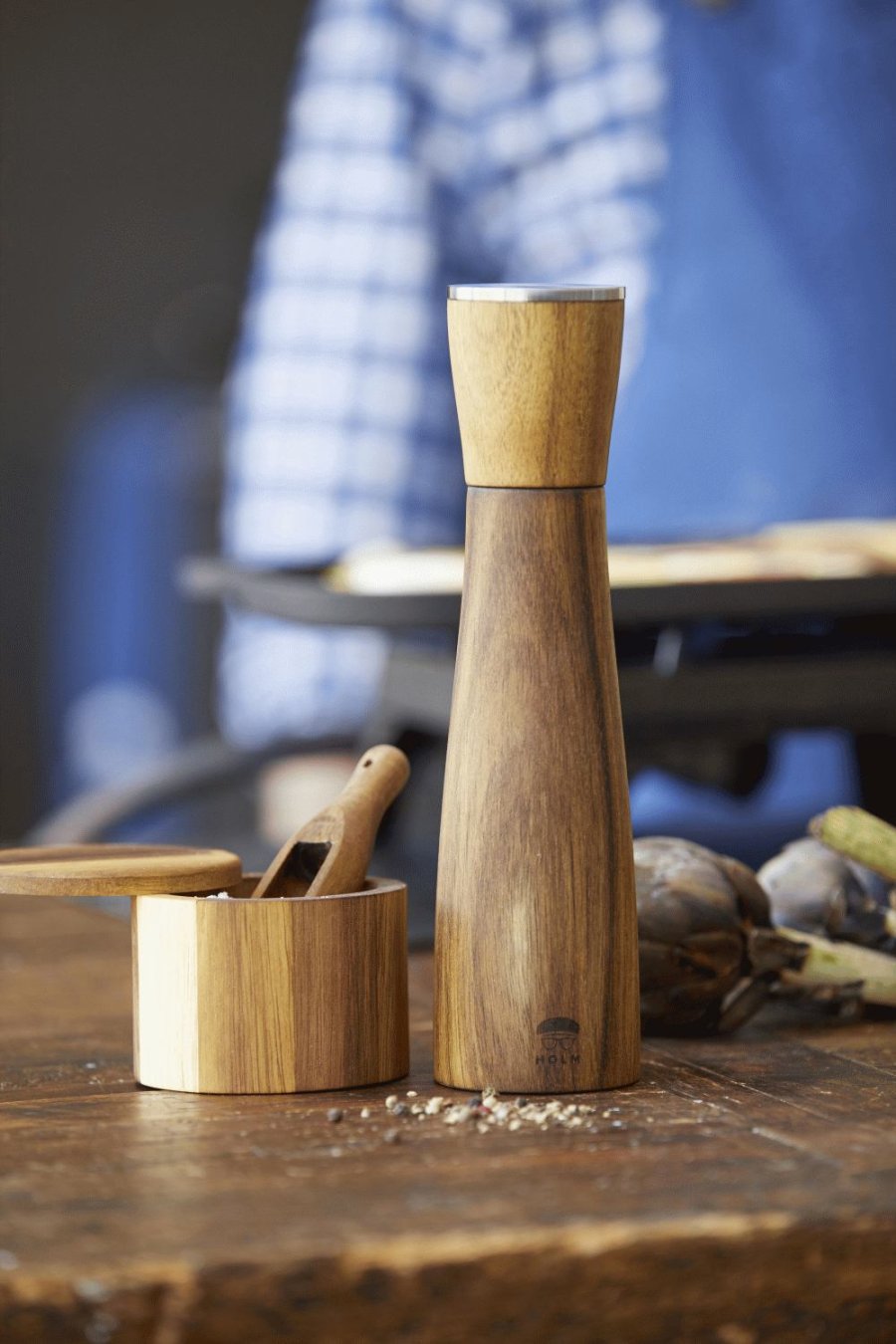 HOLM Salzschale 8,9 cm, Akazie