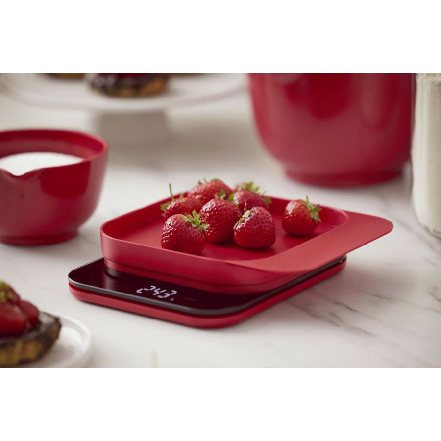 Rosti Mensura Kchenwaage, Rot