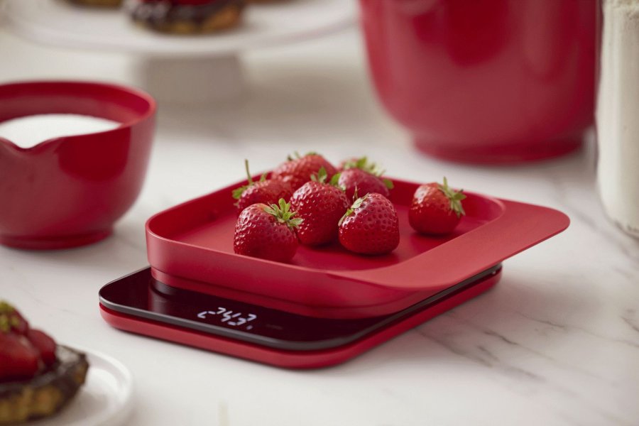 Rosti Mensura Kchenwaage, Rot