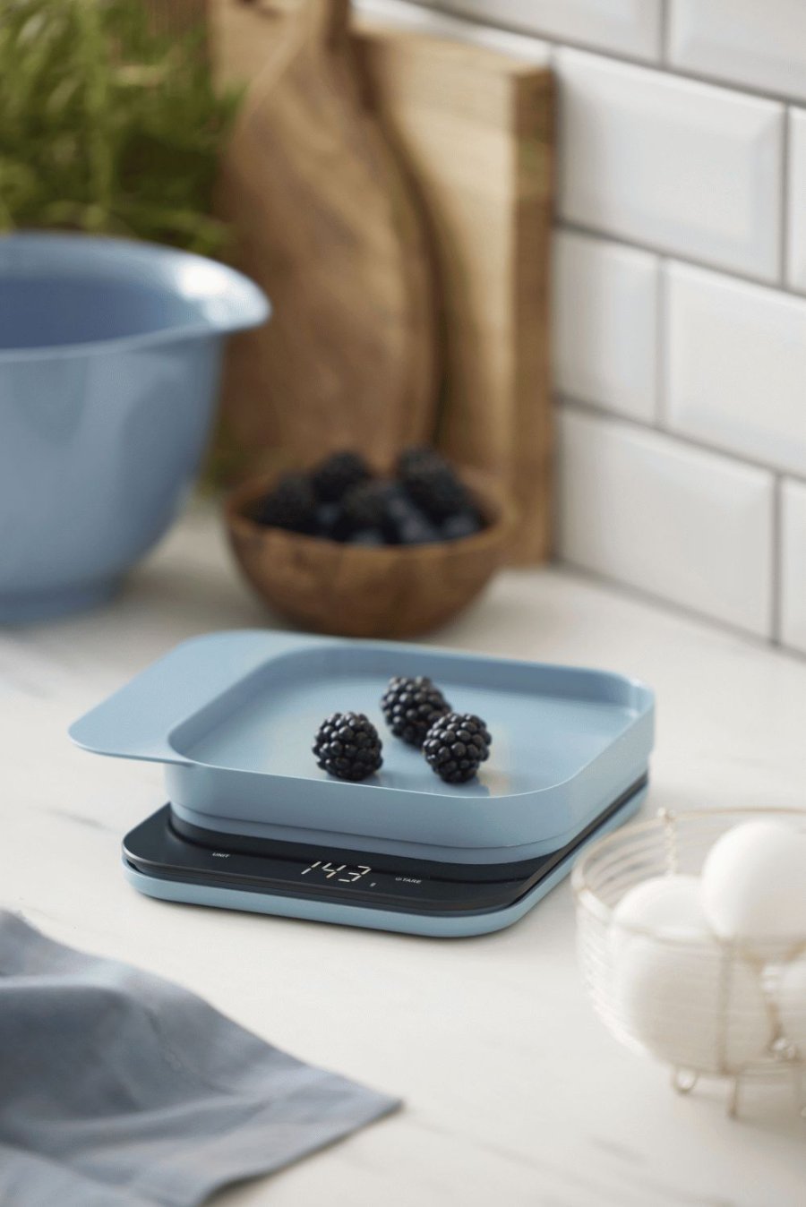 Rosti Mensura K�chenwaage, Dusty Blue