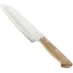 Mors Foresta Santoku Kniv, Eg/Rustfrit Stl